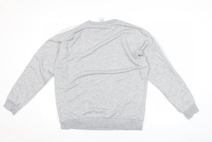 Womens UK Size XS adidas Grey Pullover Sweatshirt