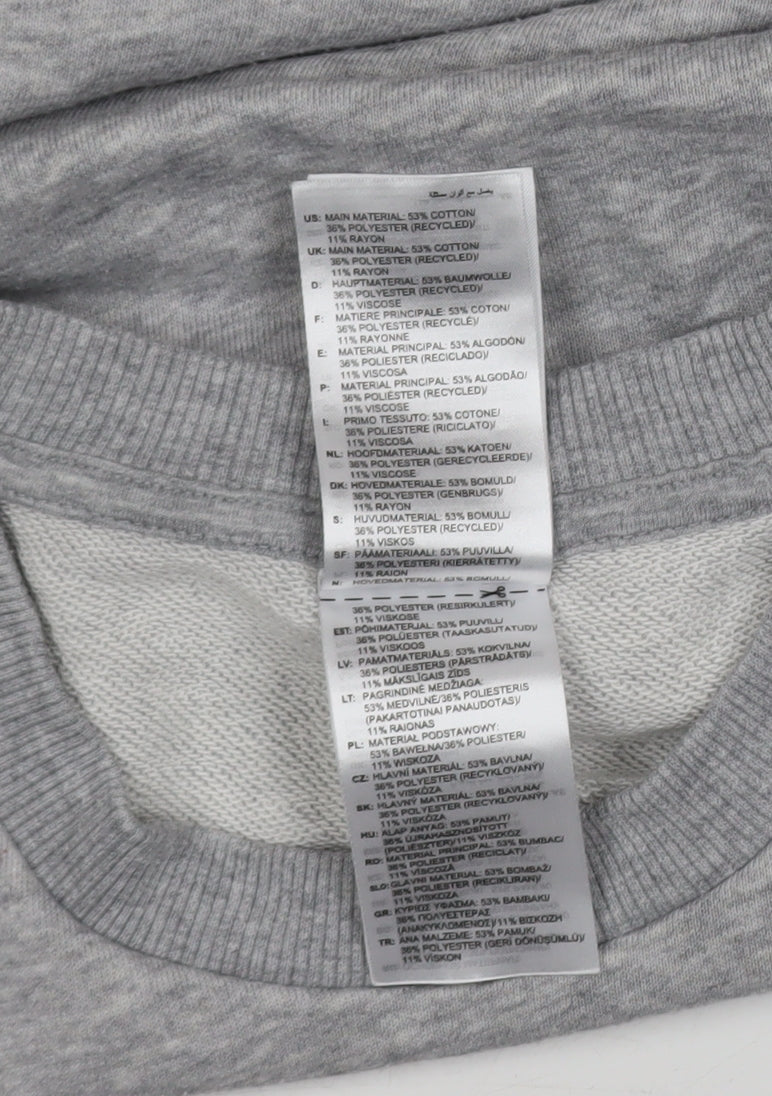 Womens UK Size XS adidas Grey Pullover Sweatshirt