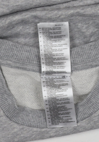 Womens UK Size XS adidas Grey Pullover Sweatshirt