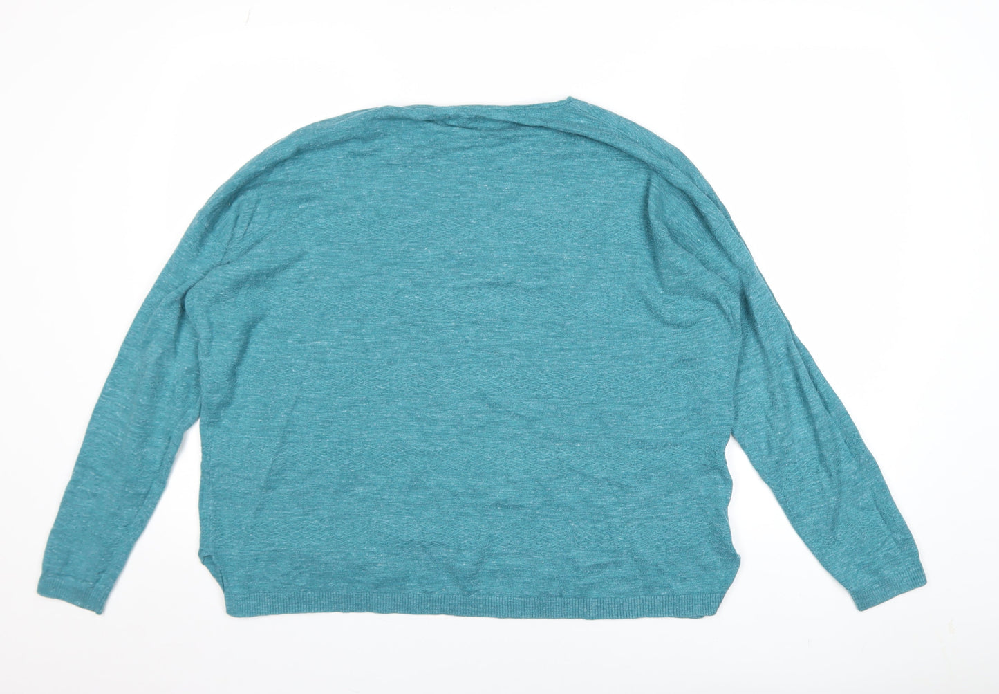 Womens UK Size 12 Fat Face Green Pullover Jumper