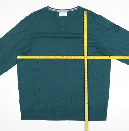 Mens UK Size 2XL Old Navy Green Pullover Jumper