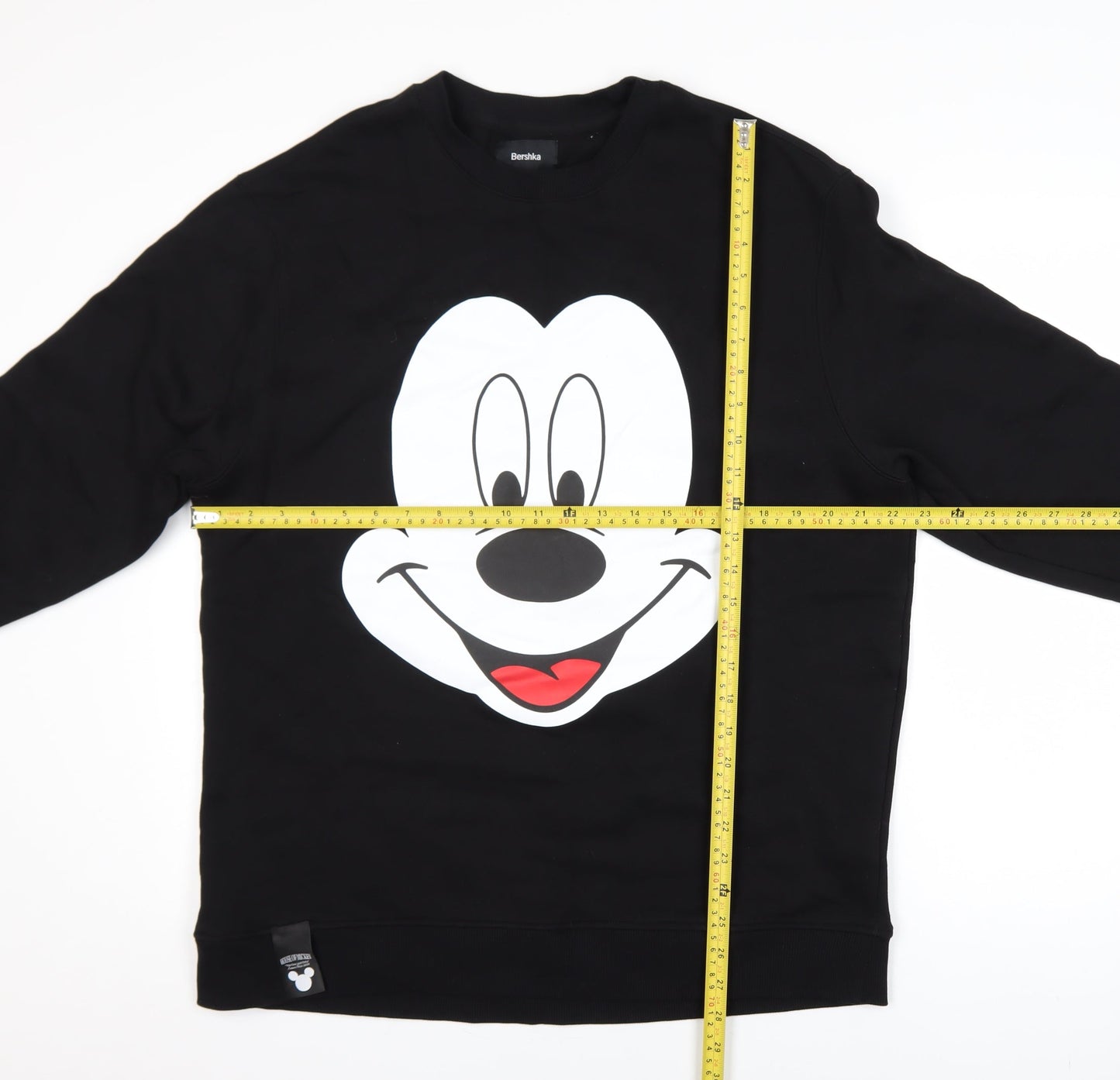 Womens UK Size L Bershka Black Pullover Sweatshirt