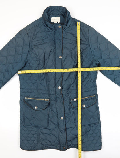 Womens UK Size 18 Monsoon Blue Quilted Coat