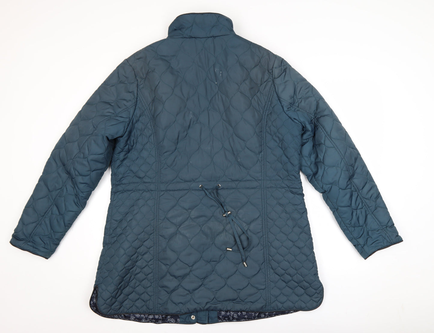 Womens UK Size 18 Monsoon Blue Quilted Coat