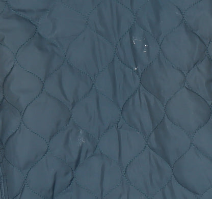 Womens UK Size 18 Monsoon Blue Quilted Coat