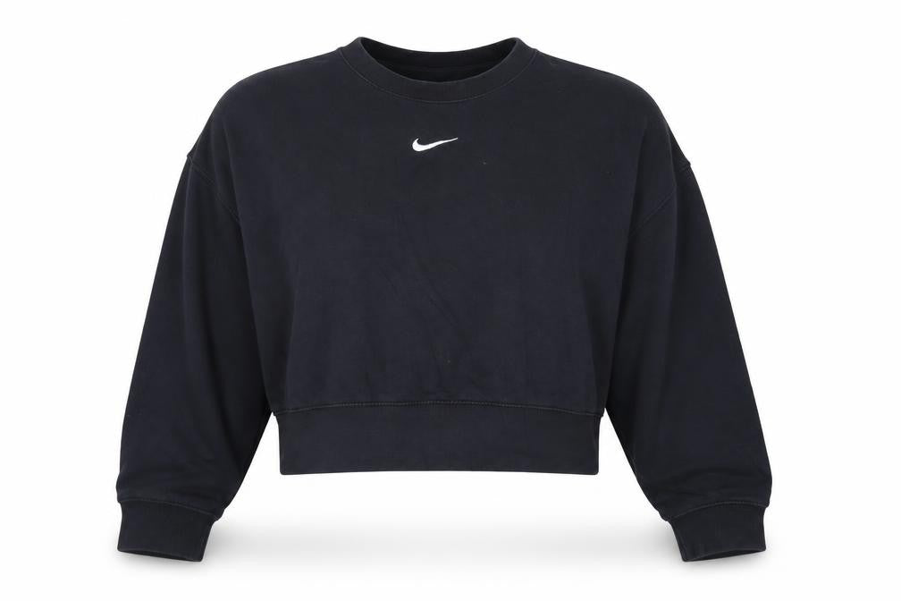 Womens UK Size S Nike Black Pullover Sweatshirt