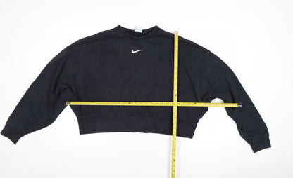 Womens UK Size S Nike Black Pullover Sweatshirt