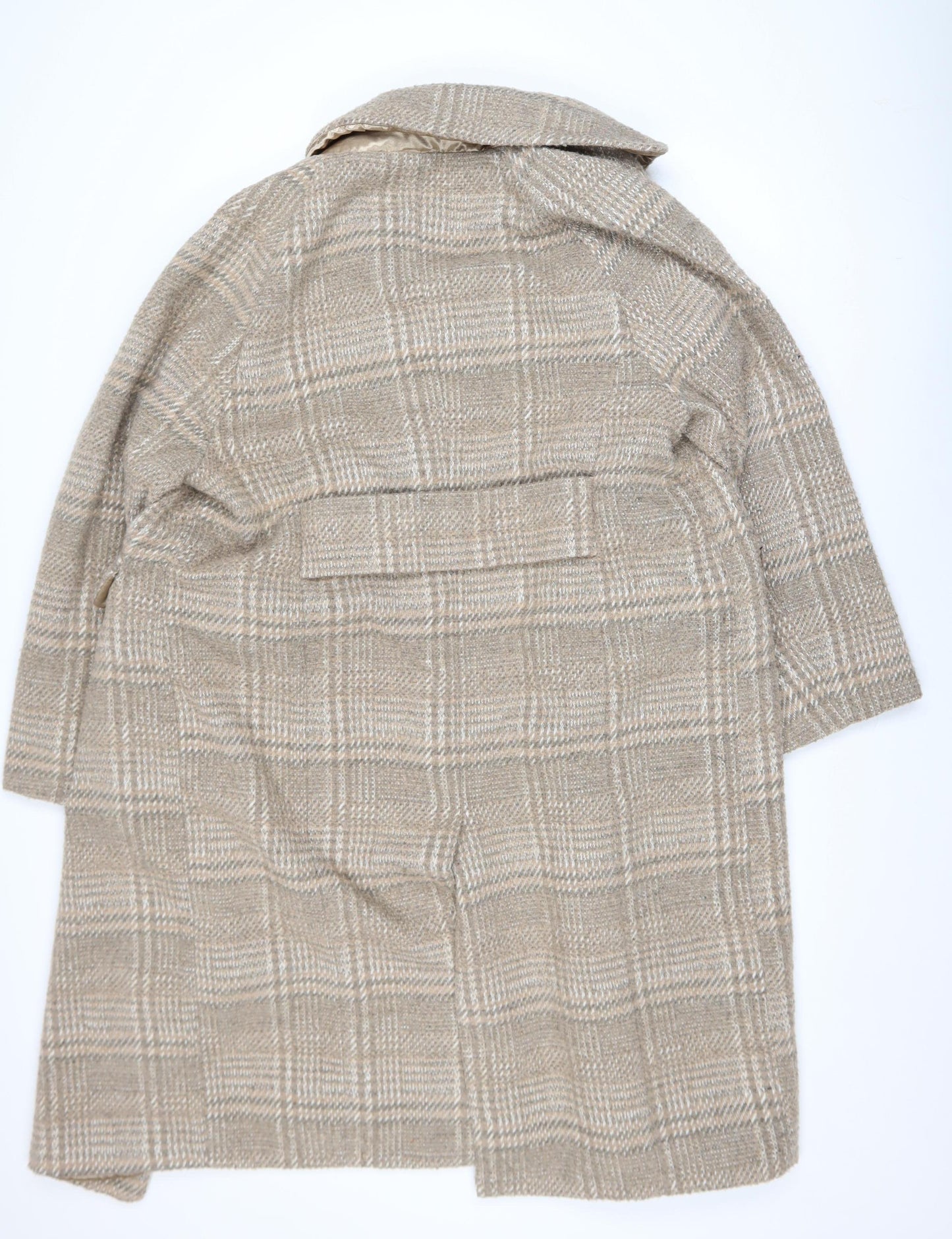 Womens UK Size 10 NA-KD Beige Overcoat