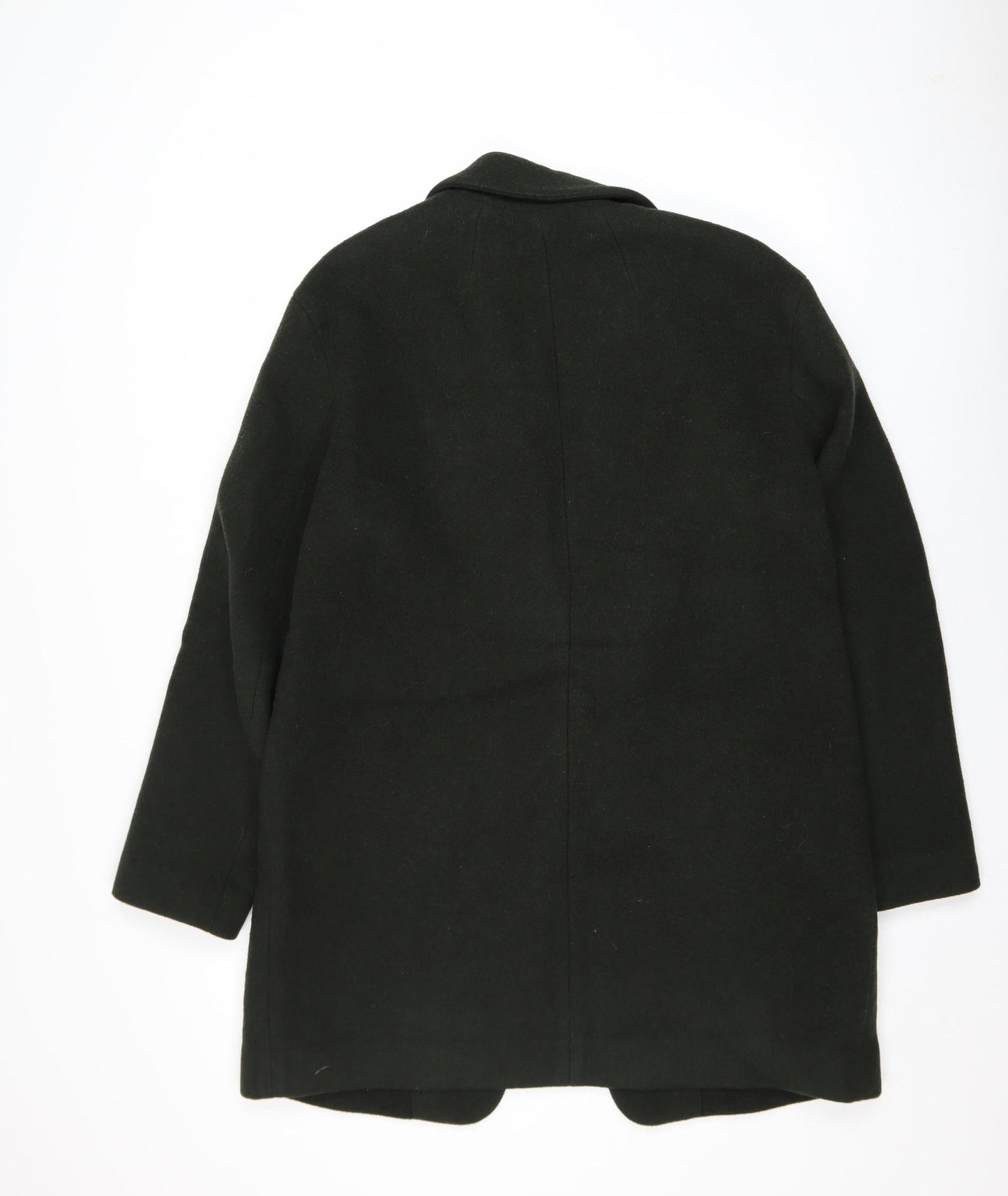 Womens UK Size L Uniqlo Black Overcoat