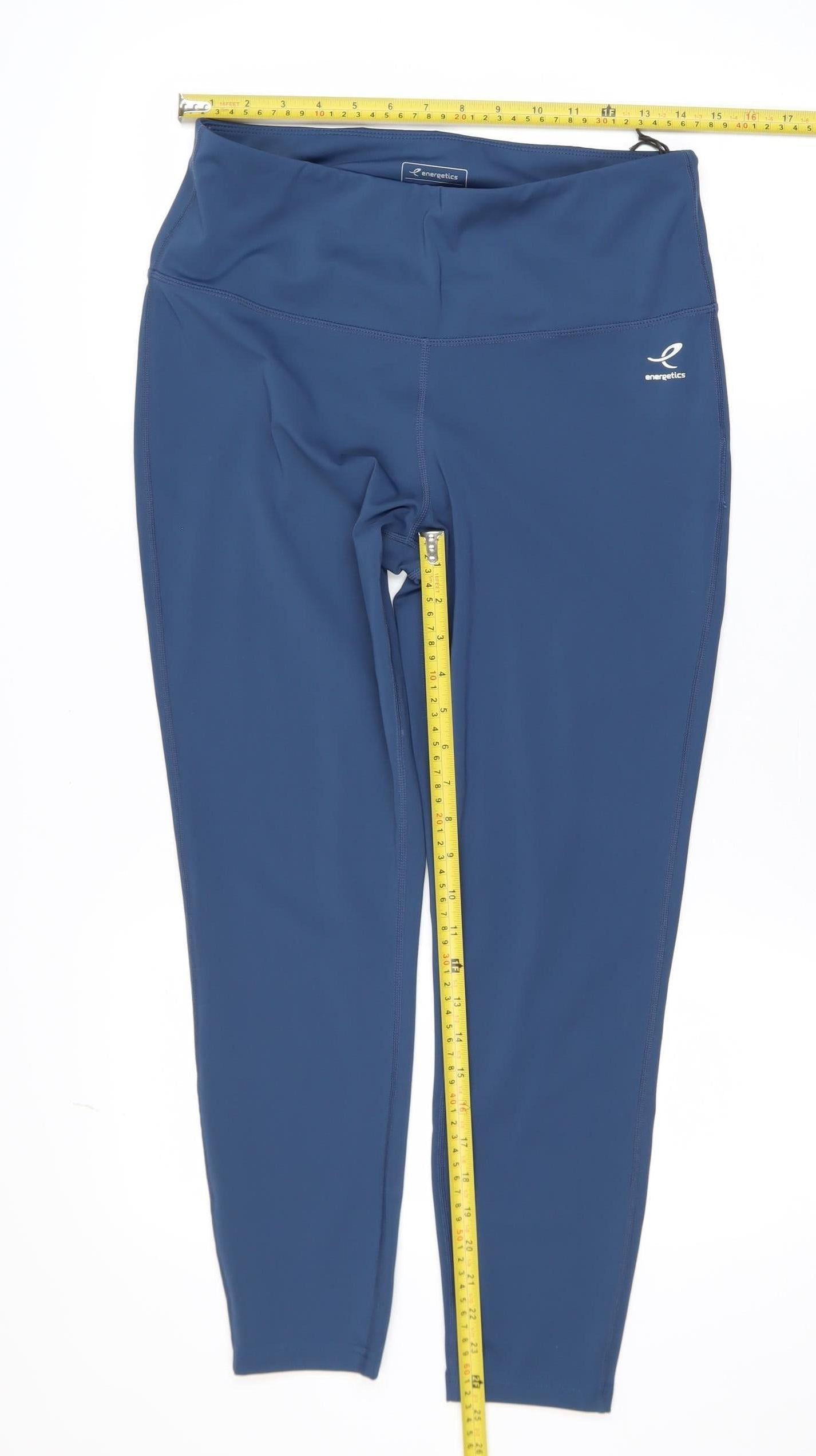 Womens UK Size L ENERGETICS  Ankle Blue Leggings