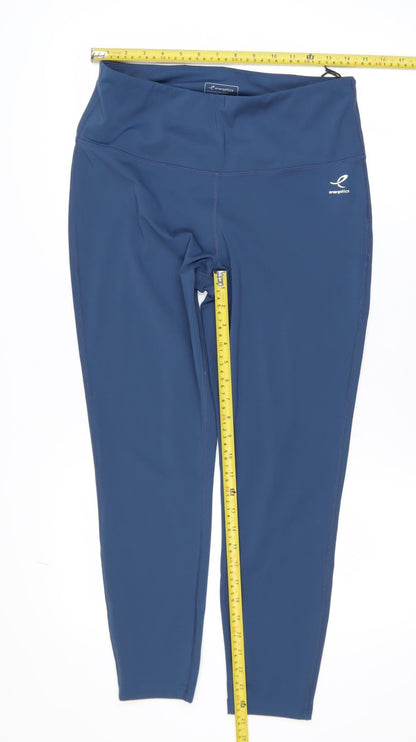 Womens UK Size L ENERGETICS  Ankle Blue Leggings