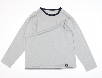 The White Company Men’s Grey Long Sleeve Crew Neck Top Size M