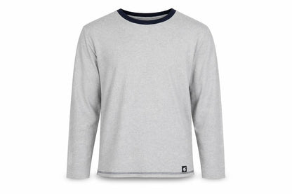 The White Company Men’s Grey Long Sleeve Crew Neck Top Size M