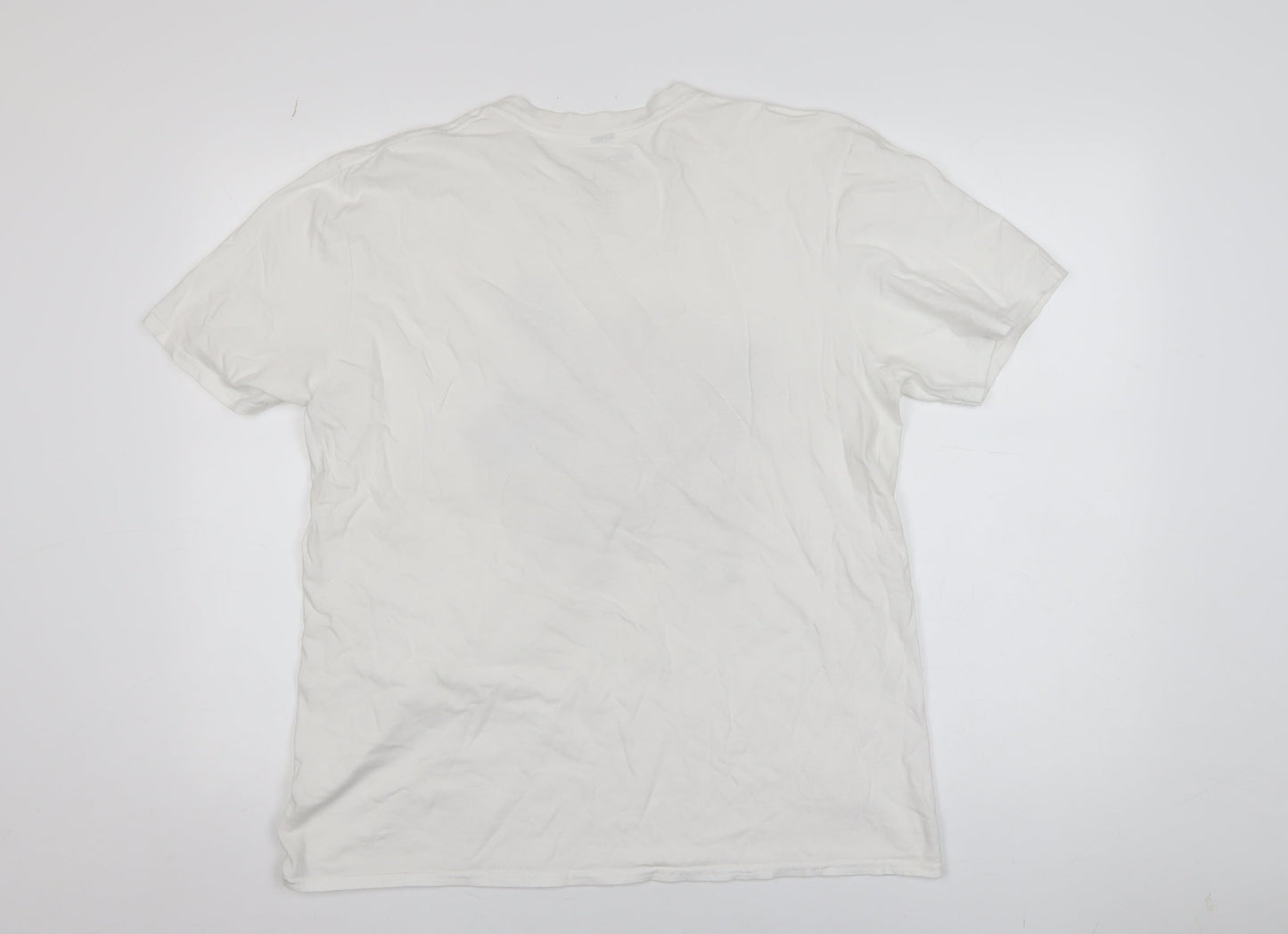Mens UK Size L ABSOLUTE CULT White  T-Shirt