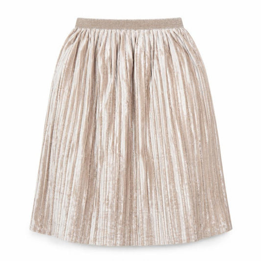 Womens UK Size 12 Marks and Spencer Pleated Velvet Skirt