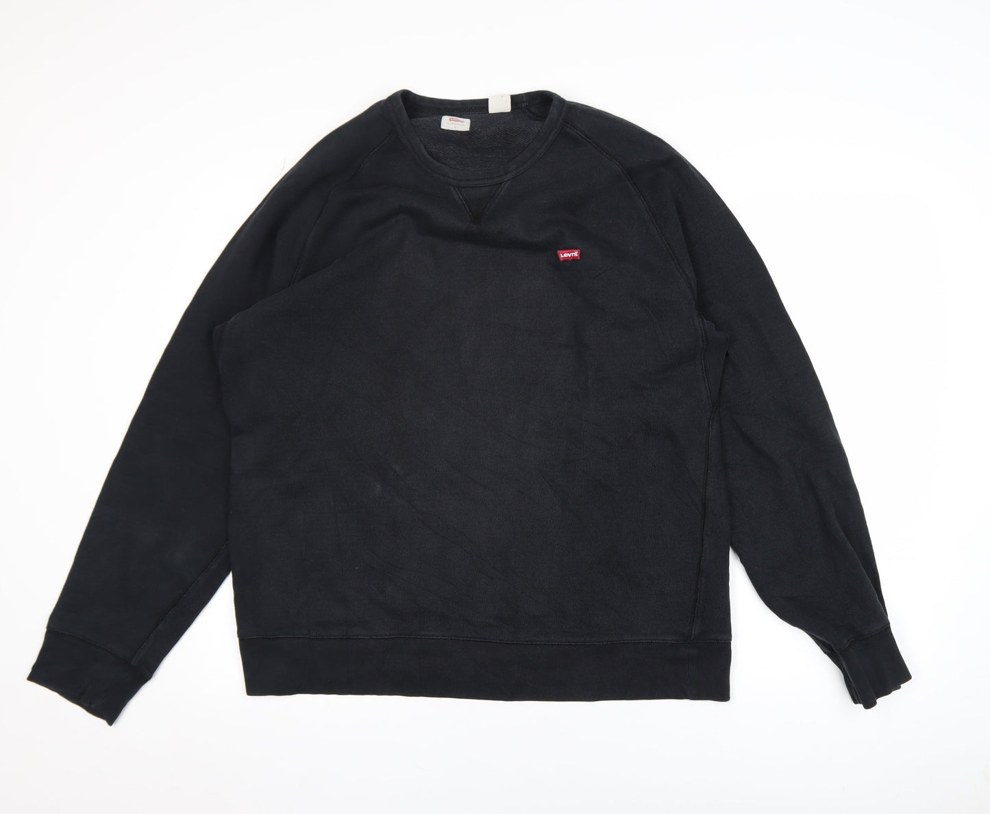 Mens UK Size L Levi's Black Pullover Sweatshirt