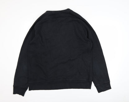 Mens UK Size L Levi's Black Pullover Sweatshirt