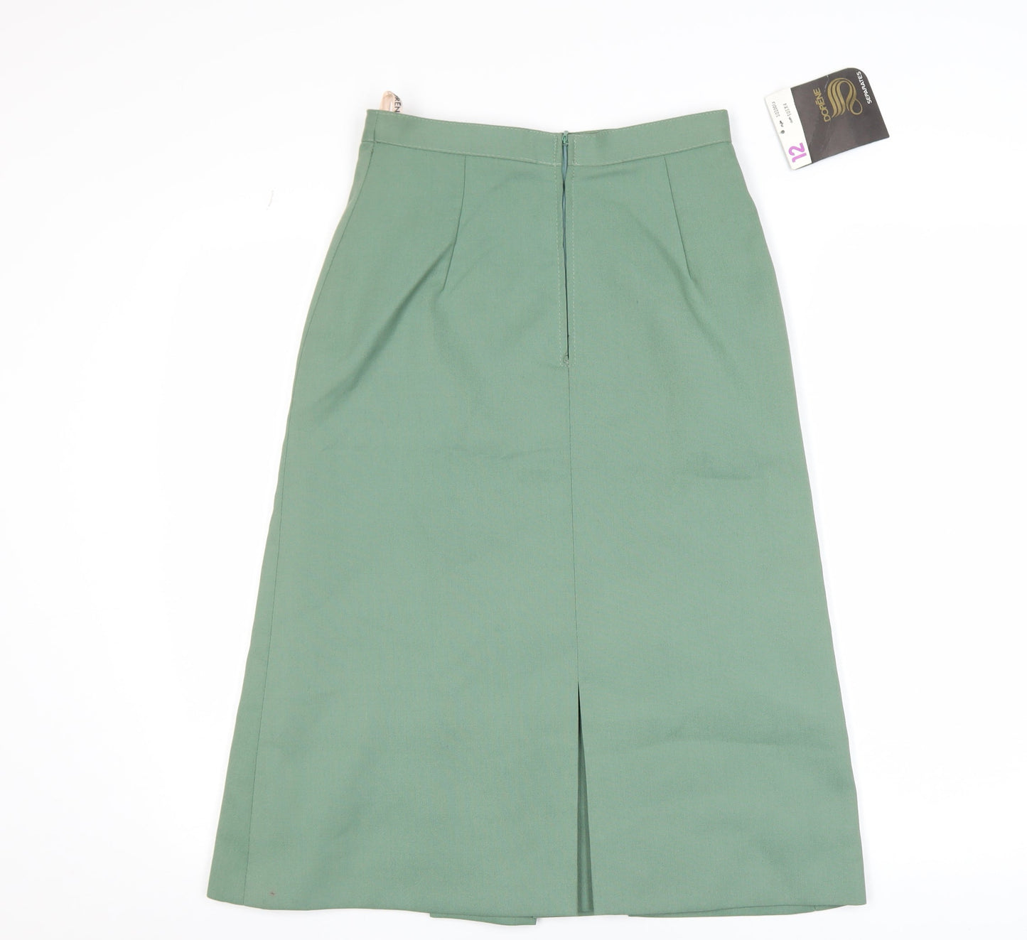 Womens UK Size 12 Dorene Pleated Twill Skirt