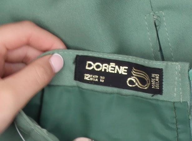 Womens UK Size 12 Dorene Pleated Twill Skirt