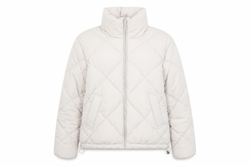 Womens UK Size XS H&M Beige Puffer Jacket
