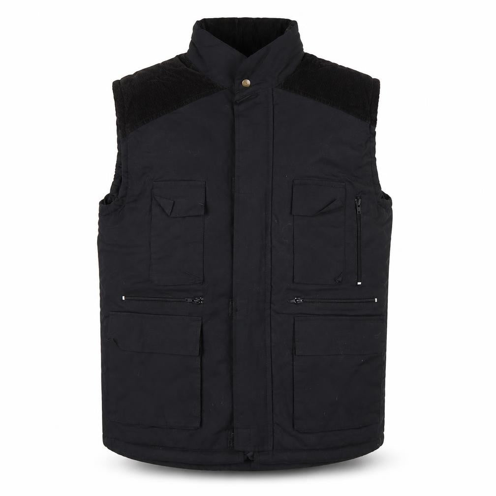 Mens UK Size M JS Outer Wear Black Bodywarmer
