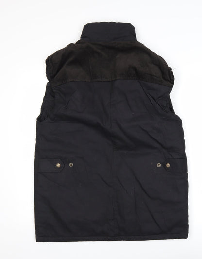 Mens UK Size M JS Outer Wear Black Bodywarmer