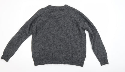Womens UK Size L Zara Grey Pullover Jumper