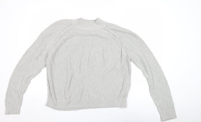 Womens UK Size 14 Fat Face Grey Pullover Jumper
