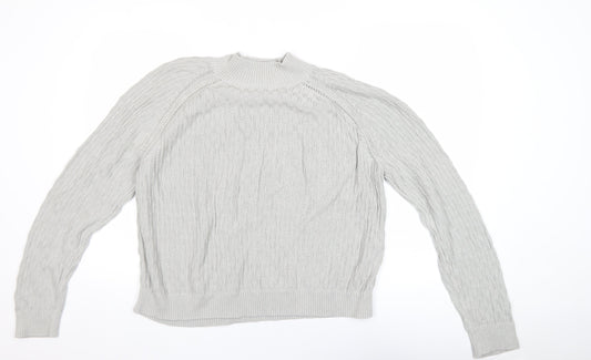 Womens UK Size 14 Fat Face Grey Pullover Jumper