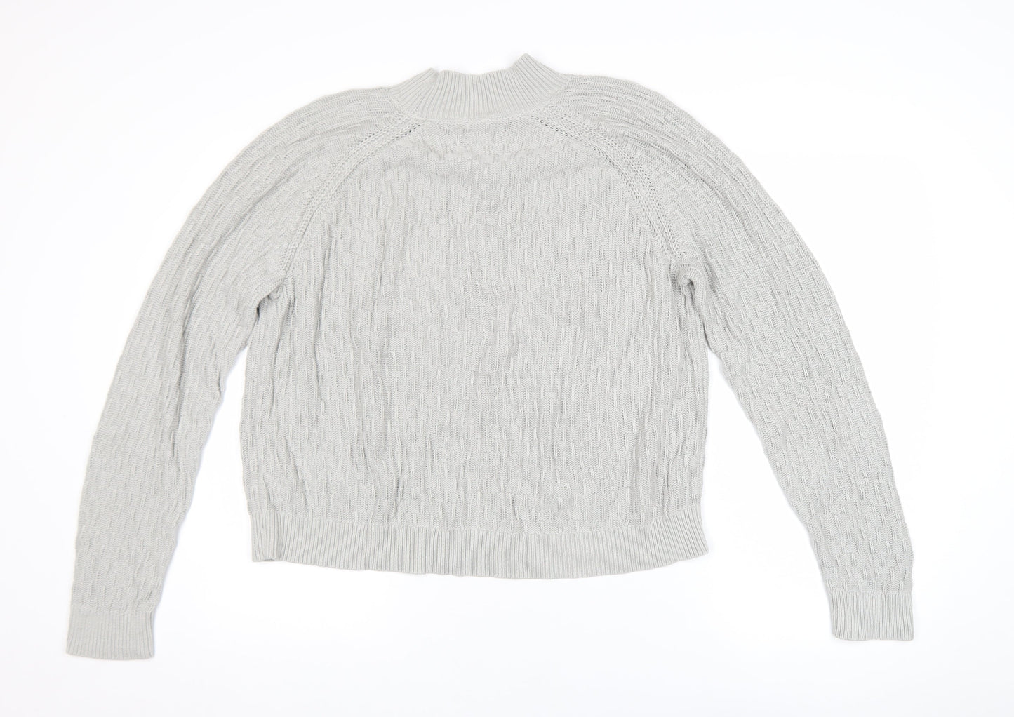 Womens UK Size 14 Fat Face Grey Pullover Jumper