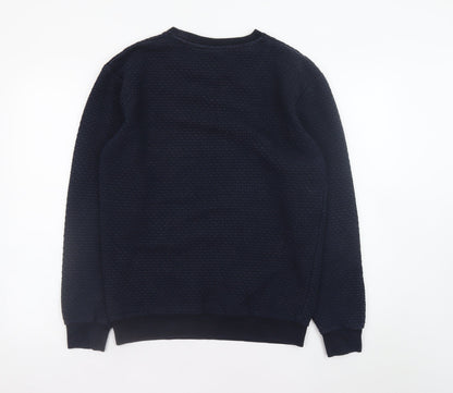 Mens UK Size M Zara Blue Pullover Sweatshirt