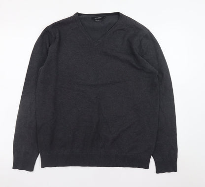 Mens UK Size M Jack Reid Grey Pullover Jumper
