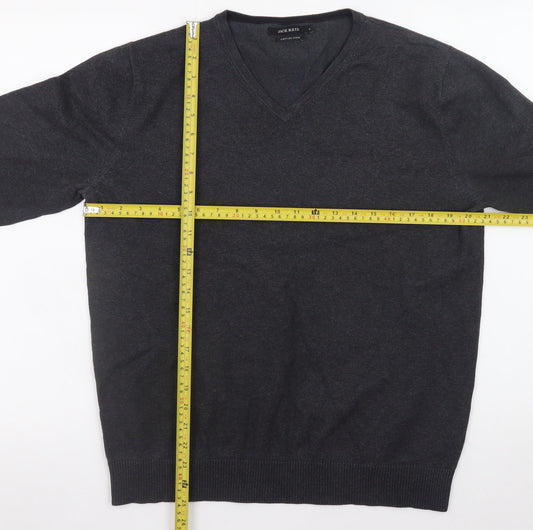 Mens UK Size M Jack Reid Grey Pullover Jumper