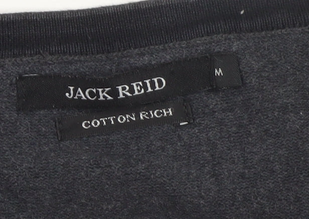 Mens UK Size M Jack Reid Grey Pullover Jumper