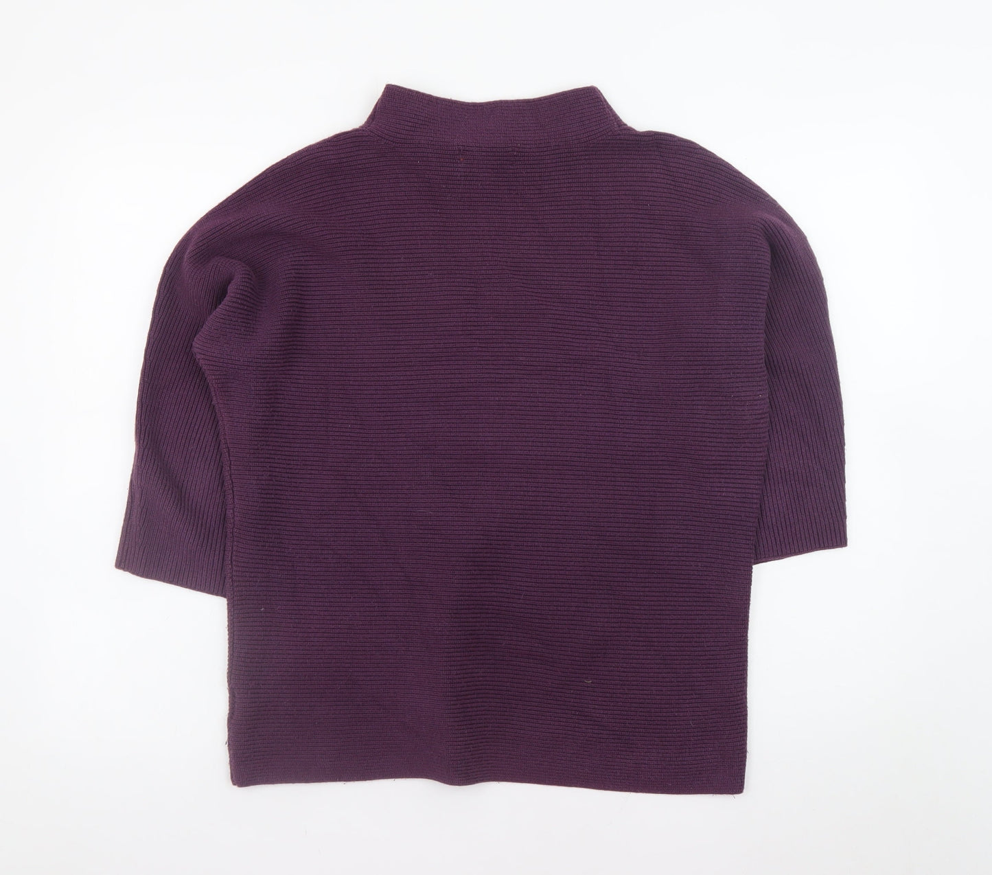 Womens UK Size M Lands' End Purple Pullover Jumper