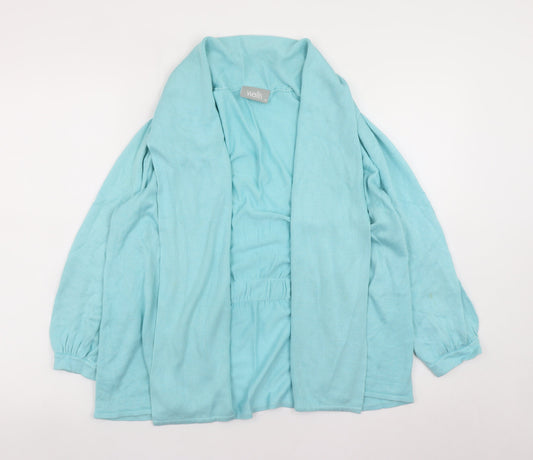 Womens UK Size 14 Wallis Blue Cardigan Jumper