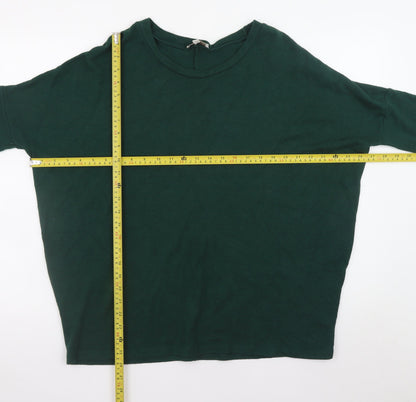Womens UK Size S Apricot Green Pullover Jumper
