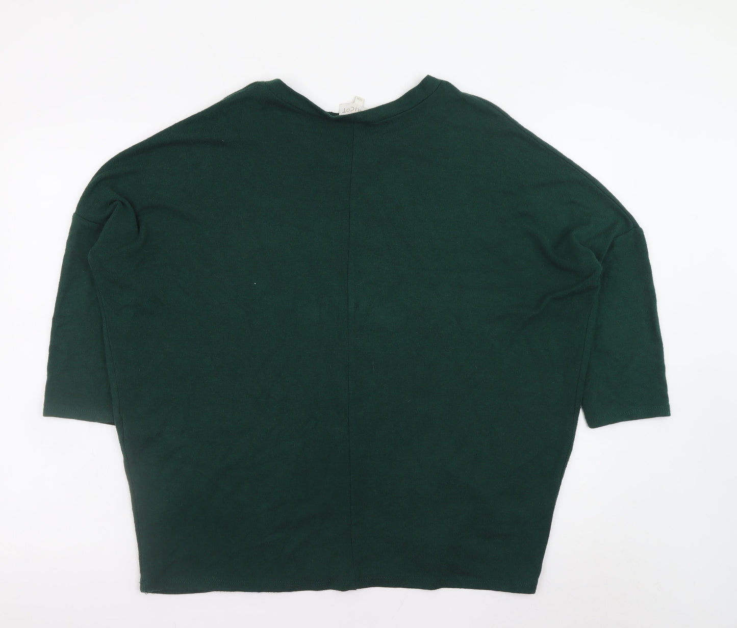 Womens UK Size S Apricot Green Pullover Jumper