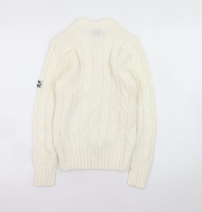 Boys UK Size 11-12 Years Slazenger Ivory Pullover Jumper