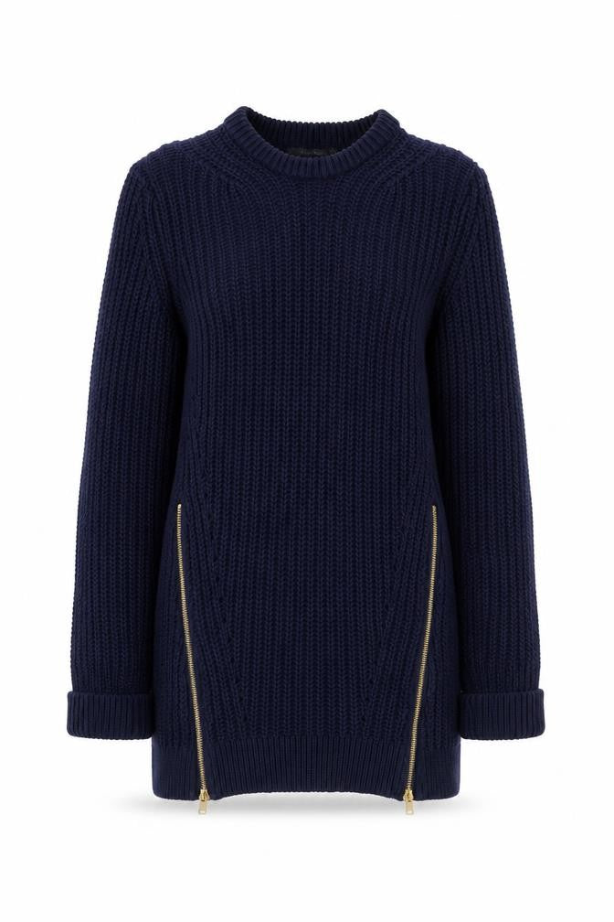 Womens UK Size 12 Zara Blue Pullover Jumper