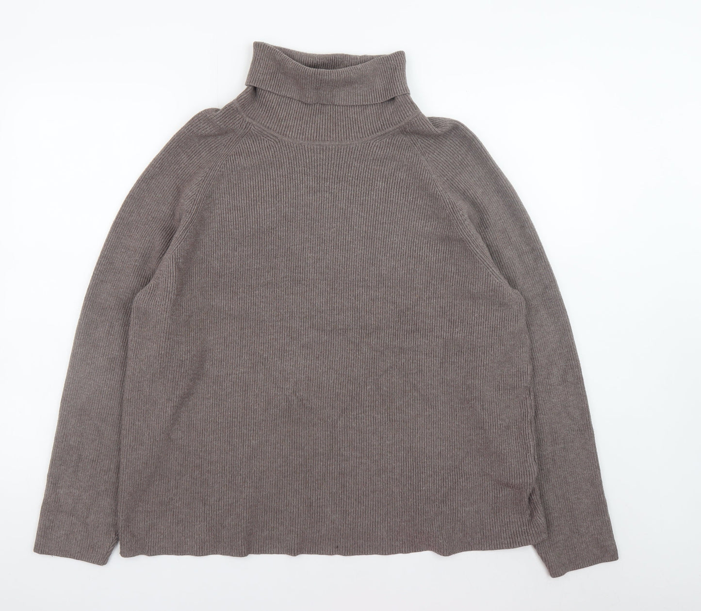 Womens UK Size XL Marks and Spencer Brown Pullover Jumper