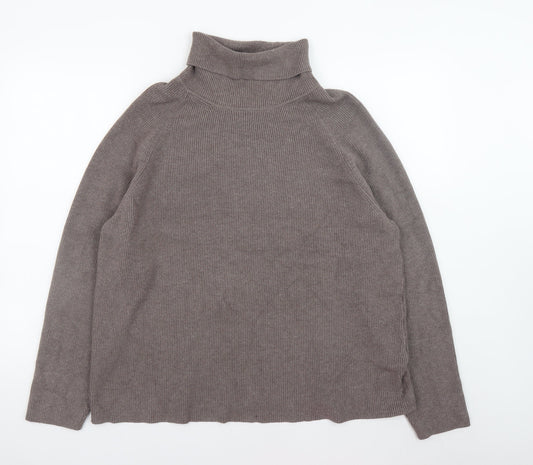 Womens UK Size XL Marks and Spencer Brown Pullover Jumper