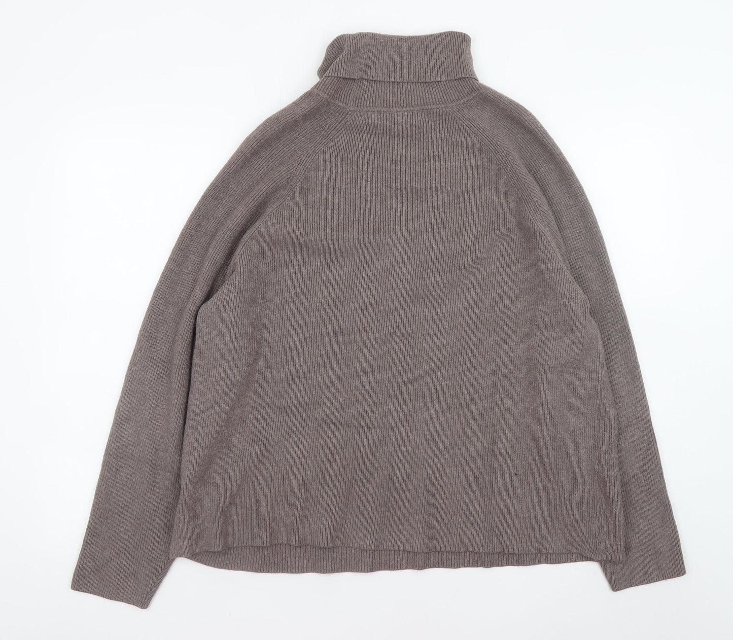 Womens UK Size XL Marks and Spencer Brown Pullover Jumper
