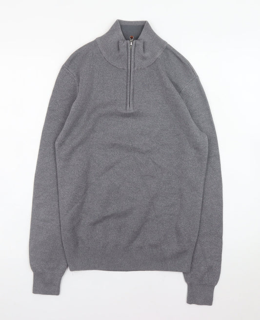 Mens UK Size XS NEXT Grey Full Zip Jumper
