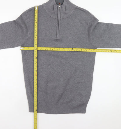 Mens UK Size XS NEXT Grey Full Zip Jumper