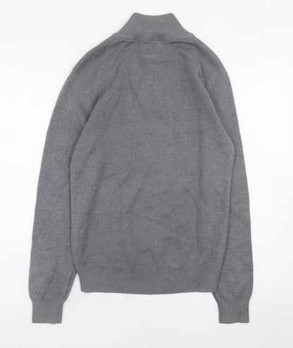 Mens UK Size XS NEXT Grey Full Zip Jumper