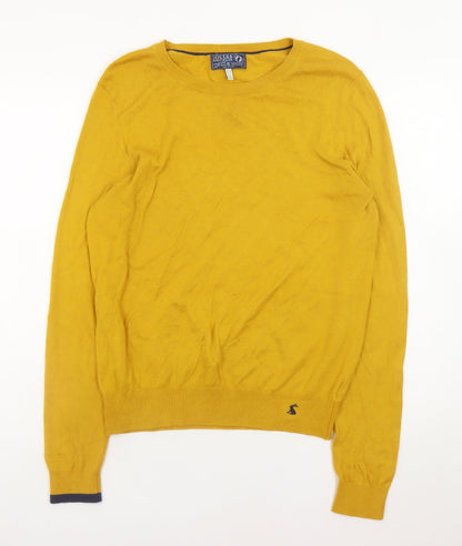Mens UK Size L Joules Yellow Pullover Jumper