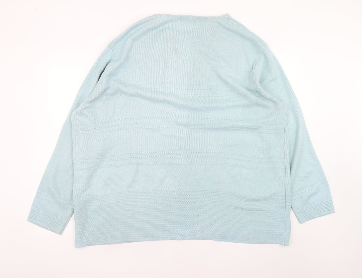 Womens UK Size 22 Berkertex Blue Pullover Jumper