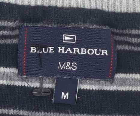 Mens UK Size M Marks and Spencer Grey Vest Jumper