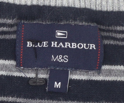 Mens UK Size M Marks and Spencer Grey Vest Jumper